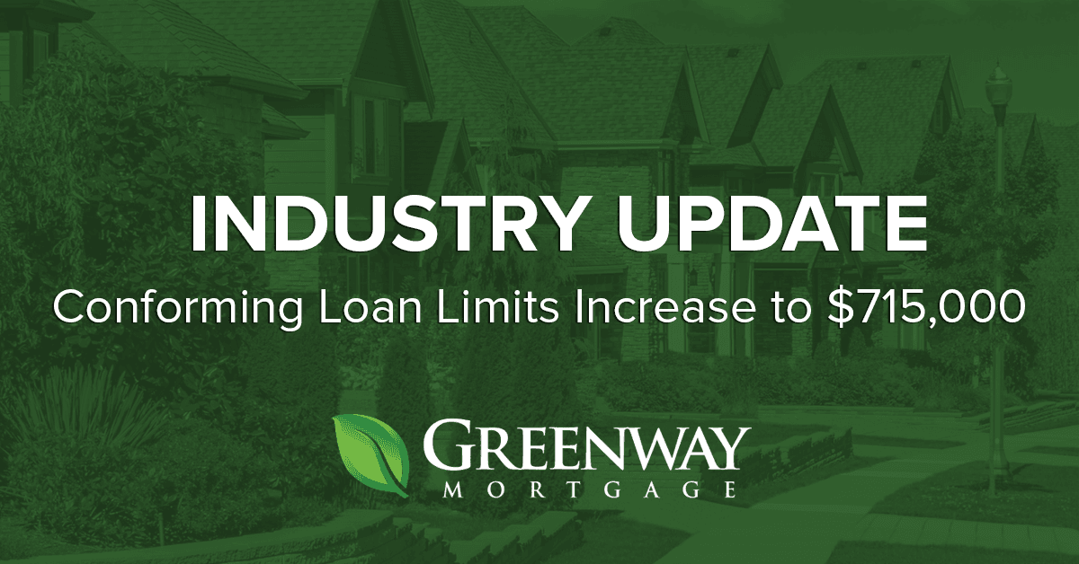 Conforming Loan Limits Increase to $715,000